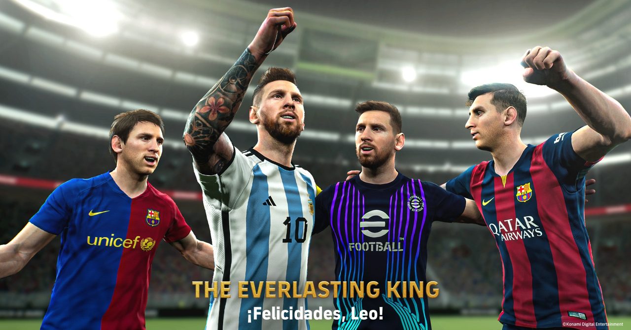 eFootball Celebrates Lionel Messi’s 8th Ballon d’Or Win with 3 New Messi Cards - eFootball 2024